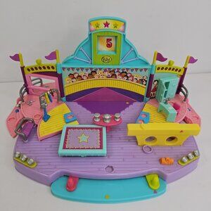Vintage Polly Pocket Bluebird 1999 Floor Exercise Turnfest Gymnastic Gym Mattel